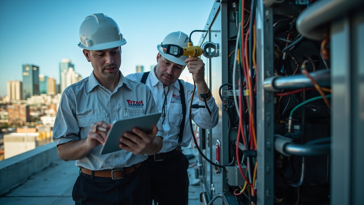 How Titan HVAC Houston Structures Commercial Maintenance Agreements