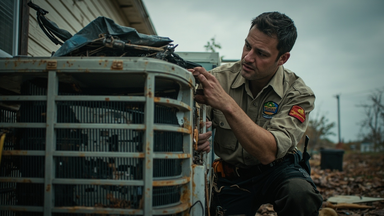 How We Assess and Repair Storm Damaged HVAC Systems