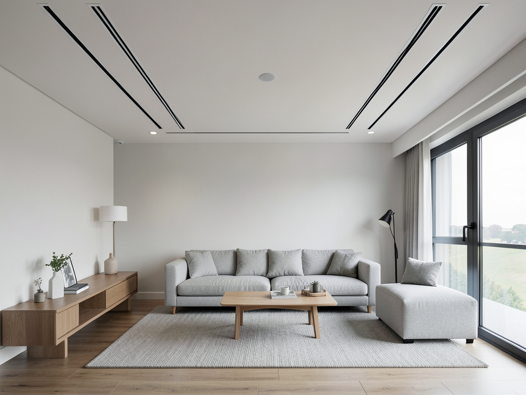 Concealed hvac solutions for minimalist luxury hom